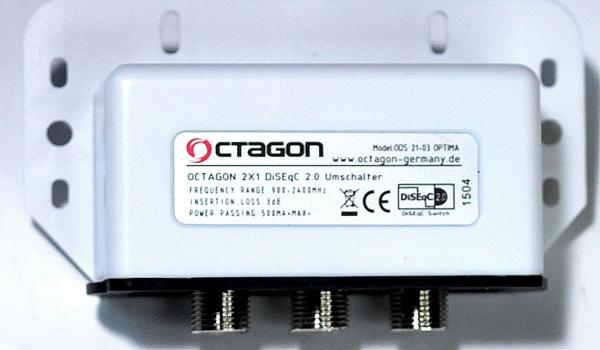 Octagon 2 x 1 DiSEqC 2.0 Umschalter